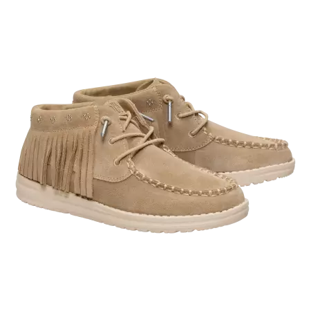 Wendy Mid Fringe Cowgirl Suede